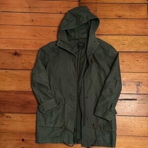Abercrombie and Fitch size small green vintage utility jacket. Fall, Y2K
